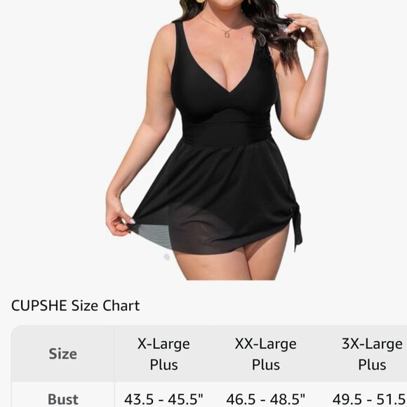 Black sheer tankini - Picture 7 of 10